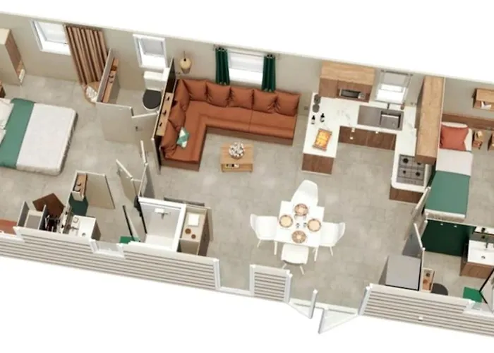 Mobilhome Confortable, Spacieux Et Lumineux Dans